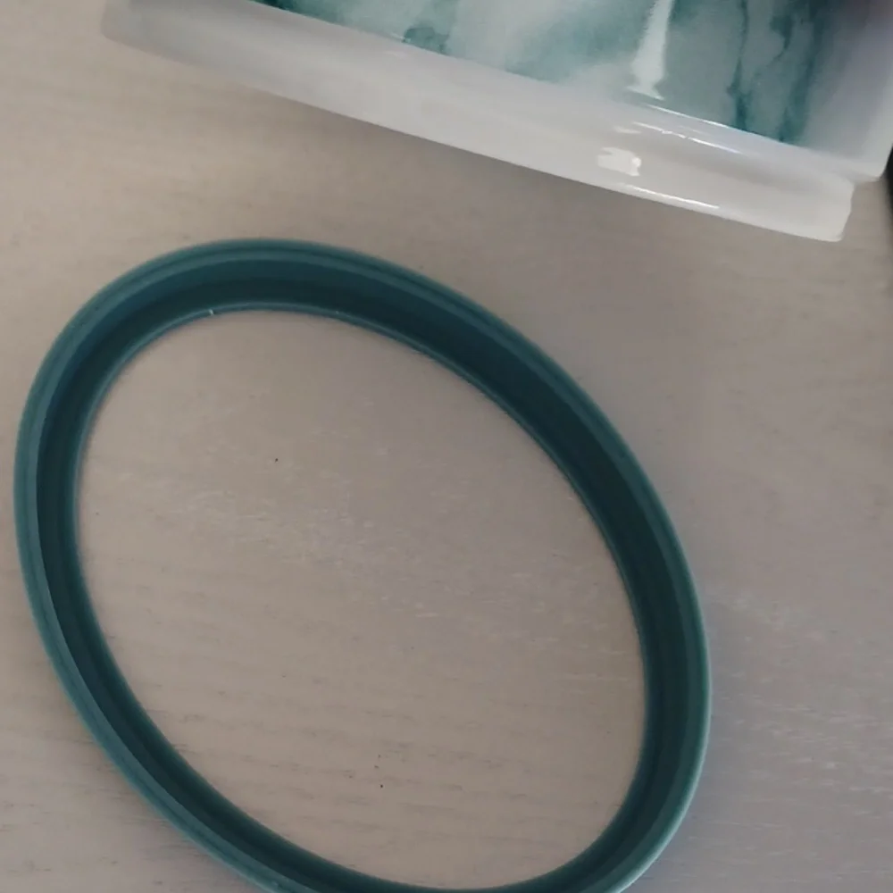 Bone Dry Ceramica NON SKID Marble Design Dog / Cat Bowl In Teal - Picture 10 of 11